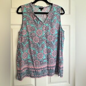 Floral Sleeveless Women Top